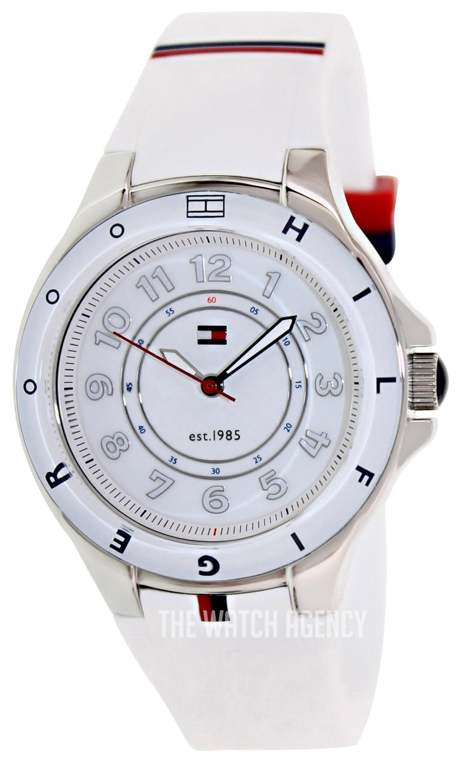  Shop Authentic Tommy Hilfiger White Dial White Rubber Strap Watch for Women - 1781271 - Luxxuri