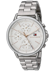  Shop Authentic Tommy Hilfiger Carly White Dial Silver Stainless Steel Strap Watch for Women - 1781787 - Luxxuri