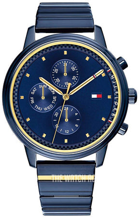  Shop Authentic Tommy Hilfiger Blake Blue Dial Blue Steel Strap Watch for Women - 1781893 - Luxxuri