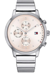  Shop Authentic Tommy Hilfiger Blake Pink Dial Silver Steel Strap Watch for Women - 1781904 - Luxxuri