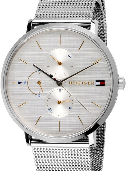  Shop Authentic Tommy Hilfiger Jenna Quartz Silver Dial Silver Mesh Bracelet Watch For Women - 1781942 - Luxxuri