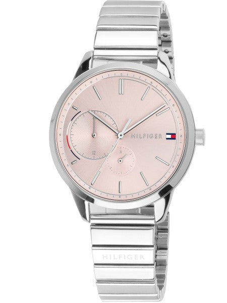  Shop Authentic Tommy Hilfiger Brooke Pink Dial Silver Steel Strap Watch for Women - 1782020 - Luxxuri