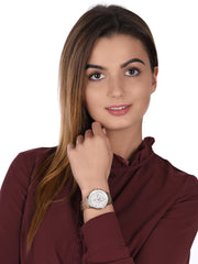  Shop Authentic Tommy Hilfiger Harper Chronograph White Dial Gold Steel Strap Watch For Women - 1782223 - Luxxuri