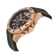  Shop Authentic Tommy Hilfiger Sport Multifunction Black Dial Black Rubber Strap Watch for Men - 1791145 - Luxxuri