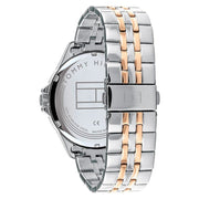  Shop Authentic Tommy Hilfiger Shawn Quartz White Dial Two Tone Steel Strap Watch for Men - 1791617 - Luxxuri