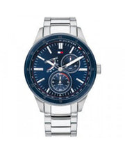  Shop Authentic Tommy Hilfiger Austin Blue Dial Silver Steel Strap Watch for Men - 1791640 - Luxxuri