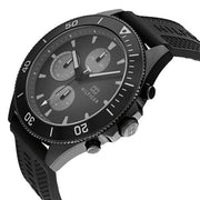  Shop Authentic Tommy Hilfiger Larson Chronograph Black Dial Black Rubber Strap Watch For Men - 1791921 - Luxxuri