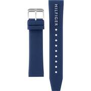  Shop Authentic Tommy Hilfiger Jackson Silver Dial Black Leather Strap Watch for Men - 1791240 - Luxxuri