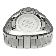  Shop Authentic Tommy Hilfiger Luke Chronograph Black Dial Silver Steel Strap Watch for Men - 1791122 - Luxxuri