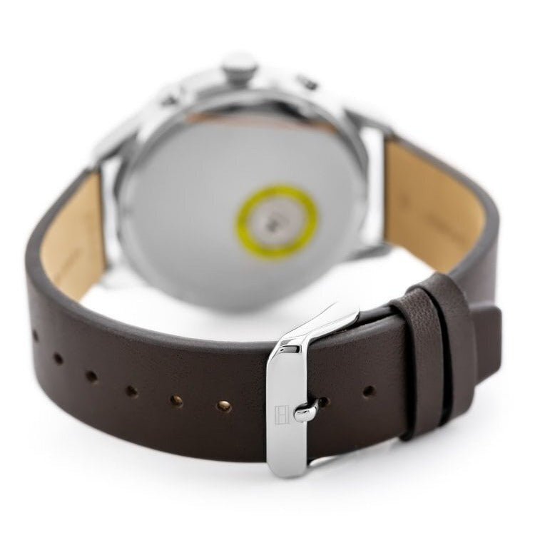  Shop Authentic Tommy Hilfiger Chase Quartz Brown Dial Brown Leather Strap Watch for Men - 1791579 - Luxxuri