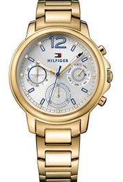  Shop Authentic Tommy Hilfiger Claudia White Dial Gold Steel Strap Watch for Women - 1781742 - Luxxuri