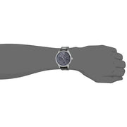  Shop Authentic Tommy Hilfiger Damon Multifunction Black Dial Black Leather Strap Watch for Men - 1791417 - Luxxuri