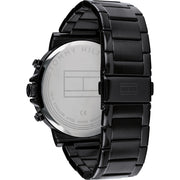  Shop Authentic Tommy Hilfiger Daniel Black Dial Black Steel Strap Watch for Men - 1710383 - Luxxuri
