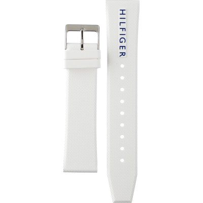  Shop Authentic Tommy Hilfiger Denim Analog White Dial White Rubber Strap Watch for Men - 1791481 - Luxxuri
