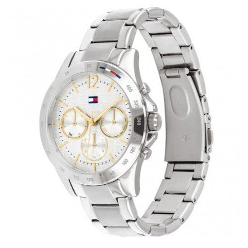  Shop Authentic Tommy Hilfiger Haven Multifunction Chronograph White Dial Silver Steel Strap Watch For Women - 1782194 - Luxxuri