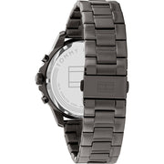  Shop Authentic Tommy Hilfiger Henry Chronograph Grey Dial Grey Steel Strap Watch For Men - 1710479 - Luxxuri