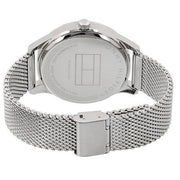  Shop Authentic Tommy Hilfiger Damon Quartz Chronograph Black Dial Silver Mesh Bracelet Watch for Men - 1791415 - Luxxuri