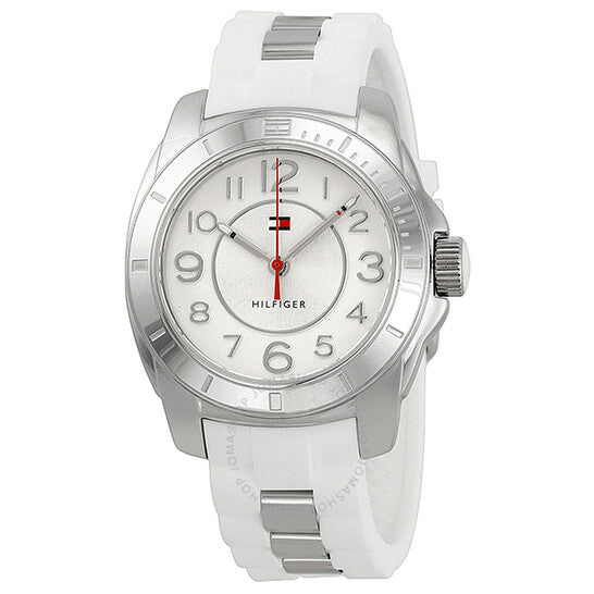  Shop Authentic Tommy Hilfiger K2 White Dial White Rubber Strap Watch for Women - 1781306 - Luxxuri