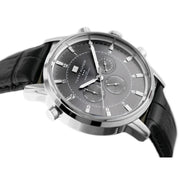  Shop Authentic Tommy Hilfiger Harrison Chronograph Black Dial Black Leather Strap Watch for Men - 1790875 - Luxxuri