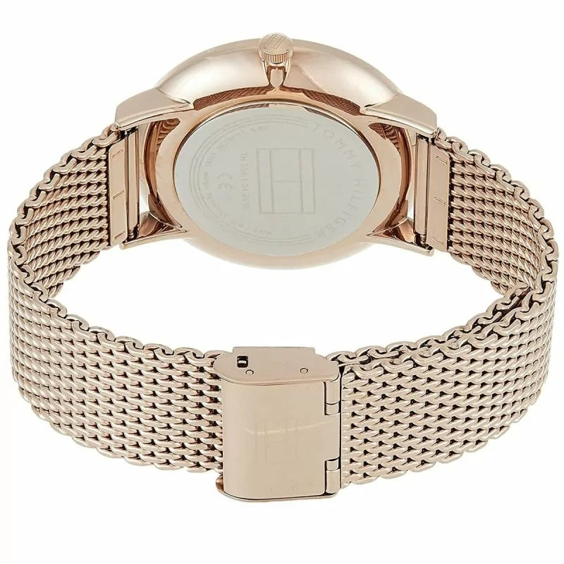  Shop Authentic Tommy Hilfiger Brooklyn Grey Dial Gold Mesh Bracelet Watch for Men - 1791506 - Luxxuri
