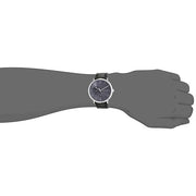  Shop Authentic Tommy Hilfiger Brooklyn Black Dial Black Leather Strap Watch for Men - 1791509 - Luxxuri