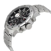  Shop Authentic Tommy Hilfiger Cool Sport Multifunction Black Dial Silver Steel Strap Watch for Men - 1791141 - Luxxuri