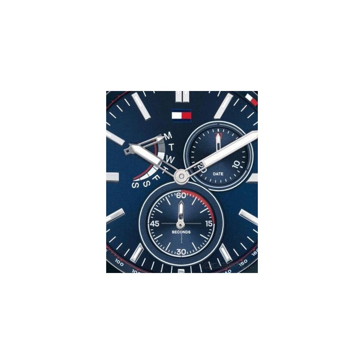  Shop Authentic Tommy Hilfiger Austin Quartz Blue Dial Blue Rubber Strap Watch for Men - 1791635 - Luxxuri