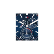  Shop Authentic Tommy Hilfiger Austin Quartz Blue Dial Blue Rubber Strap Watch for Men - 1791635 - Luxxuri