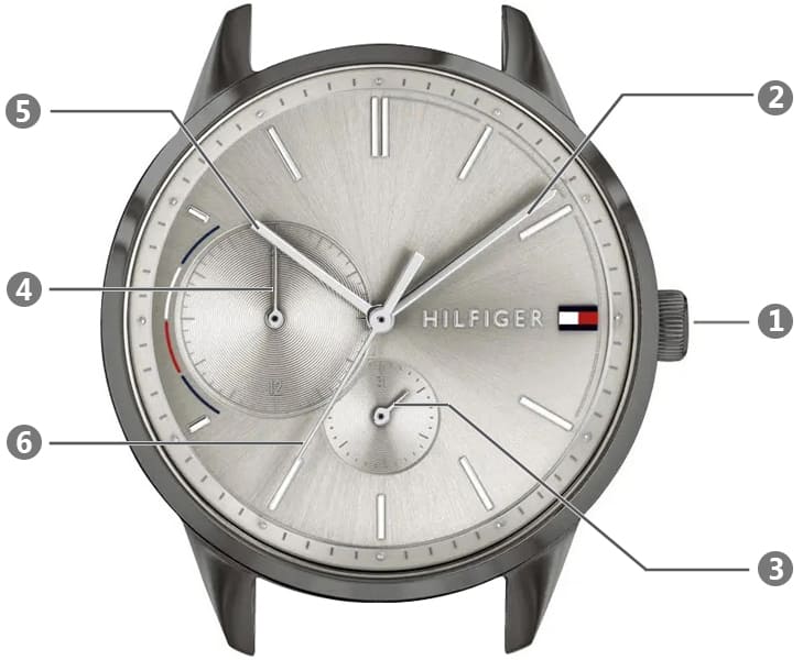  Shop Authentic Tommy Hilfiger Quartz Silver Dial Grey Steel Strap Watch for Women - 1782062 - Luxxuri