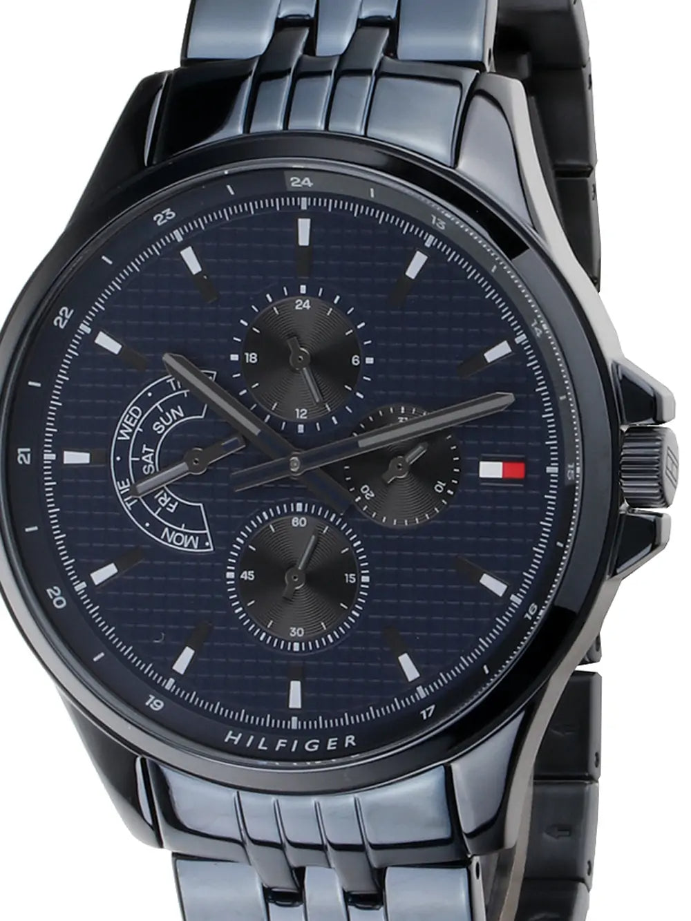  Shop Authentic Tommy Hilfiger Shawn Quartz Blue Dial Blue Steel Strap Watch for Men - 1791618 - Luxxuri