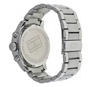  Shop Authentic Tommy Hilfiger Trent Multifunction White Dial Silver Steel Strap Watch for Men - 1791140 - Luxxuri