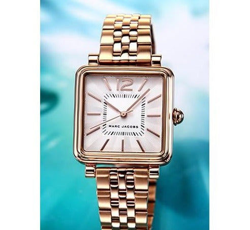  Shop Authentic Marc Jacobs Vic Silver Dial Rose Gold Steel Strap Watch for Women - MJ3514 - Luxxuri