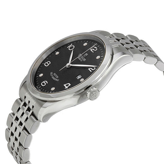 Shop Authentic Tudor 1926 Automatic Diamonds Black Dial Silver Steel Strap Watch for Men - M91650-0004 - Luxxuri