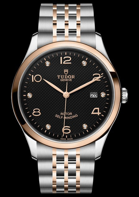 Shop Authentic Tudor 1926 Automatic Diamonds Black Dial Two Tone Steel Strap Watch for Men - M91651-0004 - Luxxuri