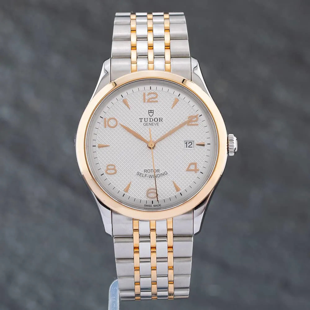  Shop Authentic Tudor 1926 Automatic Silver Dial Two Tone Steel Strap Watch for Men - M91651-0001 - Luxxuri