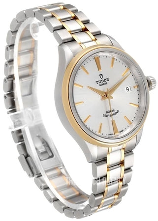  Shop Authentic Tudor Style Automatic Silver Dial Two Tone Steel Strap Watch for Men - M12713-0003 - Luxxuri