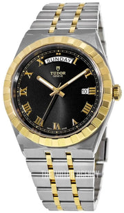  Shop Authentic Tudor Royal Automatic Black Dial Two Tone Steel Strap Watch for Men - M28603-0003 - Luxxuri
