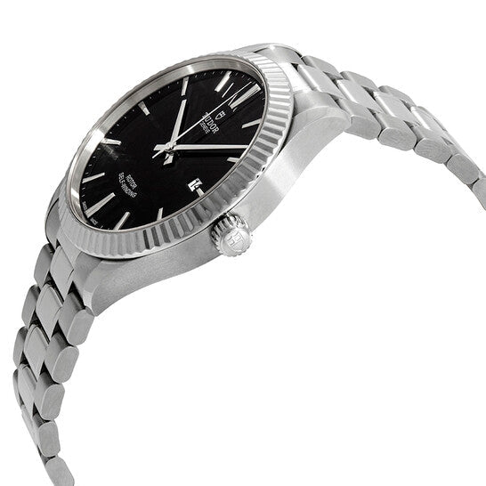  Shop Authentic Tudor Style Automatic Black Dial Silver Steel Strap Watch for Men - M12710-0003 - Luxxuri