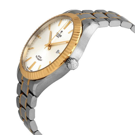  Shop Authentic Tudor Style Automatic Silver Dial Two Tone Steel Strap Watch for Men - M12713-0003 - Luxxuri