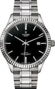  Shop Authentic Tudor Style Automatic Black Dial Silver Steel Strap Watch for Men - M12710-0003 - Luxxuri