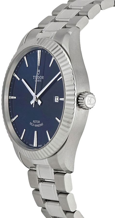  Shop Authentic Tudor Style Automatic Blue Dial Silver Steel Strap Watch for Men - M12710-0013 - Luxxuri