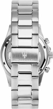  Shop Authentic Maserati Competizione Chronograph Black Dial Silver Steel Strap Watch For Men - R8873600008 - Luxxuri