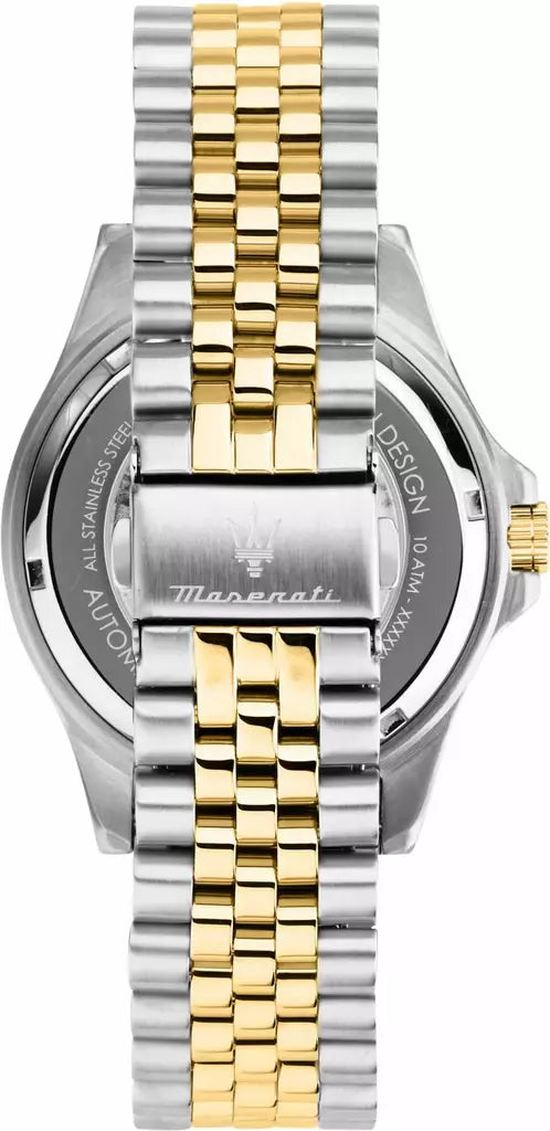  Shop Authentic Maserati SFIDA Automatic Skeleton Black Dial Two Tone Steel Strap Watch For Men - R8823140010 - Luxxuri