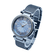  Shop Authentic Guess Soho Diamonds Blue Dial Blue Mesh Bracelet Watch For Women - W0638L3 - Luxxuri