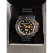  Shop Authentic Emporio Armani Sportivo Quartz Black Dial Black Silicone Strap Watch For Men - AR5969 - Luxxuri