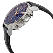  Shop Authentic IWC Portofino Chronograph Blue Dial Black Leather Strap Watch for Men - IW391036 - Luxxuri