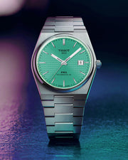  Shop Authentic Tissot PRX Powermatic 80 Automatic Mint Green Dial Silver Steel Strap Watch for Men - T137.407.11.091.01 - Luxxuri