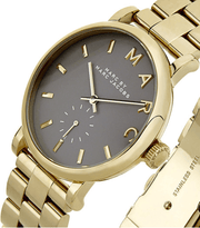  Shop Authentic Marc Jacobs Baker Grey Dial Gold Steel Strap Watch for Women - MBM3281 - Luxxuri