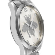  Shop Authentic Gucci G Timeless Silver Dial Silver Steel Strap Watch For Women - YA1264126 - Luxxuri