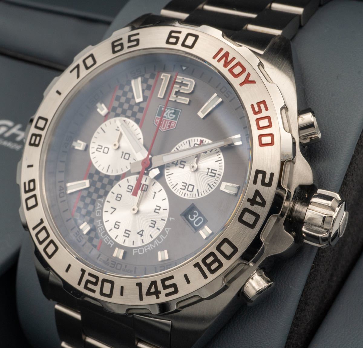  Shop Authentic Tag Heuer Formula 1 Chronograph Grey Dial Silver Steel Strap Watch for Men - CAZ1114.BA0877 - Luxxuri